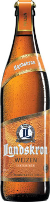 Das Bier Landskron Weizen wird hier als Produktbild gezeigt.