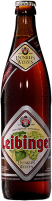 Das Bier Leibinger Dunkles Weizen wird hier als Produktbild gezeigt.