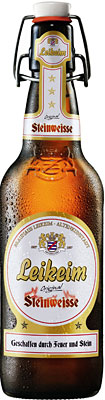 Das Bier Leikeim Original Steinweisse wird hier als Produktbild gezeigt.