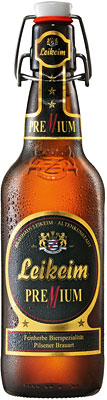 Das Bier Leikeim Premium wird hier als Produktbild gezeigt.