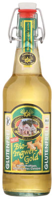 Das Bier Liebhart's Residenz Bio-Ingwer-Gold Glutenfrei wird hier als Produktbild gezeigt.