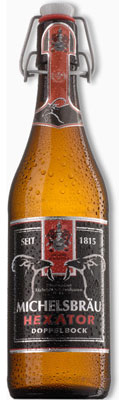 Das Bier Michelsbräu Hexator wird hier als Produktbild gezeigt.