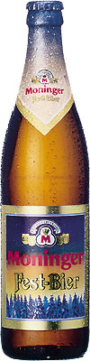 Das Bier Moninger Fest-Bier wird hier als Produktbild gezeigt.