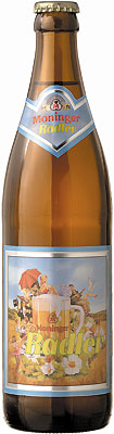 Das Bier Moninger Radler wird hier als Produktbild gezeigt.