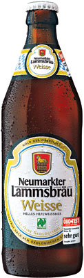 Das Bier Neumarkter Lammsbräu Weisse wird hier als Produktbild gezeigt.