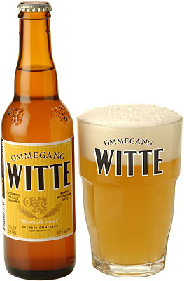 Das Bier Ommegang Witte wird hier als Produktbild gezeigt.