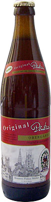 Das Bier Original Pinkus Obergärig wird hier als Produktbild gezeigt.