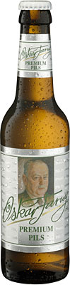 Das Bier Oskar Farny Premium Pils wird hier als Produktbild gezeigt.