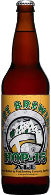Das Bier Port Brewing Hop-15 Ale wird hier als Produktbild gezeigt.
