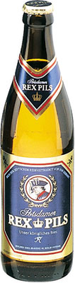Das Bier Potsdamer Rex Pils wird hier als Produktbild gezeigt.