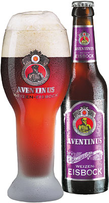 Das Bier Schneider Weisse Aventinus Weizen Eisbock wird hier als Produktbild gezeigt.
