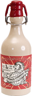 Das Bier Schorschbock 43% (2010) wird hier als Produktbild gezeigt.