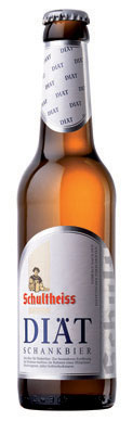 Das Bier Schultheiss Diät Schankbier wird hier als Produktbild gezeigt.