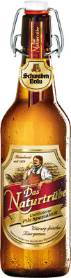 Das Bier Schwaben Bräu Das Naturtrübe wird hier als Produktbild gezeigt.
