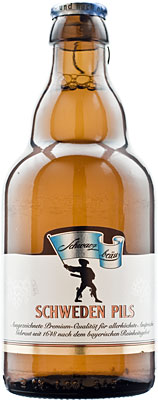 Das Bier Schwarzbräu Schweden Pils wird hier als Produktbild gezeigt.