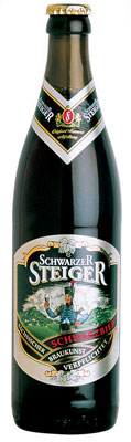 Das Bier Schwarzer Steiger wird hier als Produktbild gezeigt.