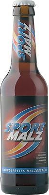 Das Bier Sport Malz wird hier als Produktbild gezeigt.