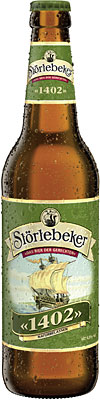 Das Bier Störtebeker Keller-Bier 1402 wird hier als Produktbild gezeigt.
