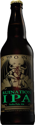 Das Bier Stone Ruination IPA wird hier als Produktbild gezeigt.