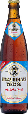 Das Bier Straubinger Weisse Alkoholfrei wird hier als Produktbild gezeigt.