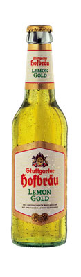 Das Bier Stuttgarter Hofbräu Lemon-Gold wird hier als Produktbild gezeigt.