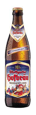 Das Bier Stuttgarter Hofbräu Weihnachtsbier wird hier als Produktbild gezeigt.