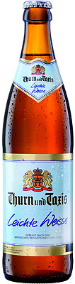 Das Bier Thurn Und Taxis Leichte Weisse wird hier als Produktbild gezeigt.