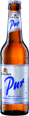 Das Bier Thurn Und Taxis Pur Helles Lager wird hier als Produktbild gezeigt.