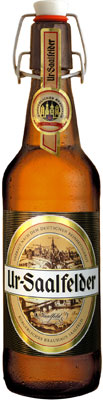 Das Bier Ur-Saalfelder wird hier als Produktbild gezeigt.