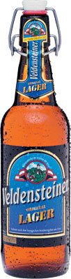 Das Bier Veldensteiner Original Lager wird hier als Produktbild gezeigt.