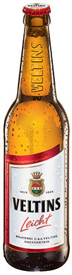 Das Bier Veltins Leicht wird hier als Produktbild gezeigt.