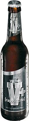 Das Bier Veltins V+ Cappuccino wird hier als Produktbild gezeigt.