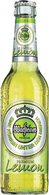 Das Bier Warsteiner Premium Lemon wird hier als Produktbild gezeigt.