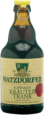 Das Bier Watzdorfer Schwarzer Kräuter Trank wird hier als Produktbild gezeigt.