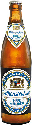 Das Bier Weihenstephan Hefeweissbier wird hier als Produktbild gezeigt.