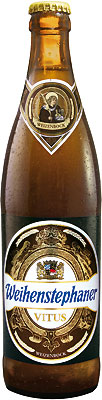 Das Bier Weihenstephan Vitus wird hier als Produktbild gezeigt.