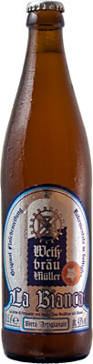 Das Bier Weißbräu Müller La Bianca wird hier als Produktbild gezeigt.