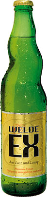 Das Bier Welde Ex wird hier als Produktbild gezeigt.