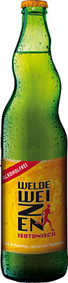 Das Bier Welde Weizen Isotonisch wird hier als Produktbild gezeigt.