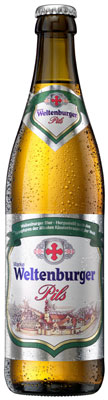 Das Bier Weltenburger Kloster Pils wird hier als Produktbild gezeigt.