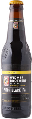 Das Bier Widmer Brothers Pitch Black IPA wird hier als Produktbild gezeigt.