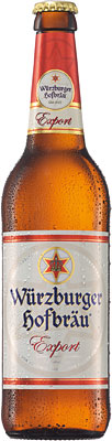 Das Bier Würzburger Hofbräu Export wird hier als Produktbild gezeigt.