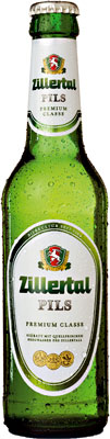 Das Bier Zillertal Pils wird hier als Produktbild gezeigt.