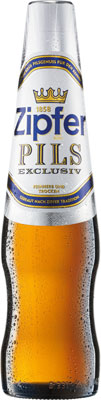 Das Bier Zipfer Pils Exclusiv wird hier als Produktbild gezeigt.