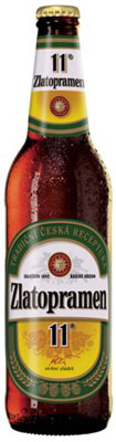 Das Bier Zlatopramen 11° wird hier als Produktbild gezeigt.