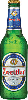 Das Bier Zwettler Export Lager wird hier als Produktbild gezeigt.