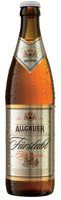 Das Bier Allgäuer Brauhaus Fürstabt Hefeweizen wird hier als Produktbild gezeigt.