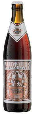Das Bier Allgäuer Brauhaus Urbayrisch Dunkel wird hier als Produktbild gezeigt.