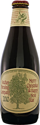 Das Bier Anchor Brewing Company Merry Christmas & Happy New Year 2010 (Christmas Ale) wird hier als Produktbild gezeigt.
