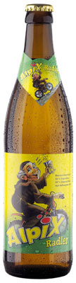 Das Bier Alpix Radler wird hier als Produktbild gezeigt.